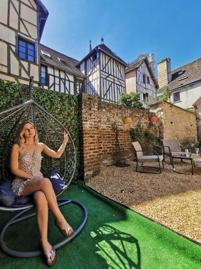 Les Cieux De La Cathedrale - Calme - Jardin - Wifi Apartment Troyes Exterior foto