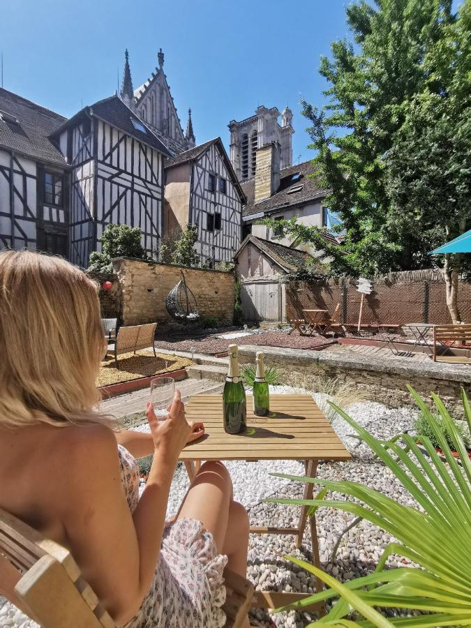 Les Cieux De La Cathedrale - Calme - Jardin - Wifi Apartment Troyes Exterior foto