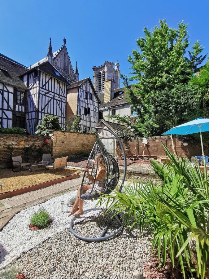 Les Cieux De La Cathedrale - Calme - Jardin - Wifi Apartment Troyes Exterior foto